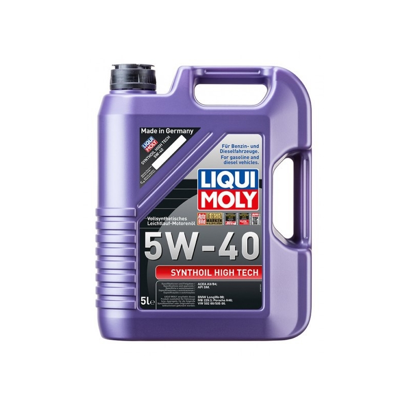 Syntetický motorový olej LIQUI MOLY Synthoil High Tech 5W-40 5 l