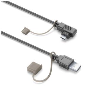 Napájací kábel pre Interphone Ridesync USB-C/USB-A