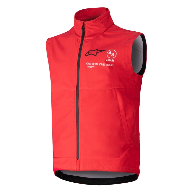 Softshellová vesta Alpinestars Techstar červená
