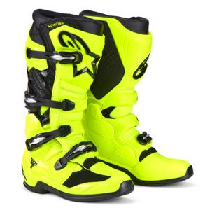 Topánky na motorku Alpinestars Tech 7 fluo žlto-čierne