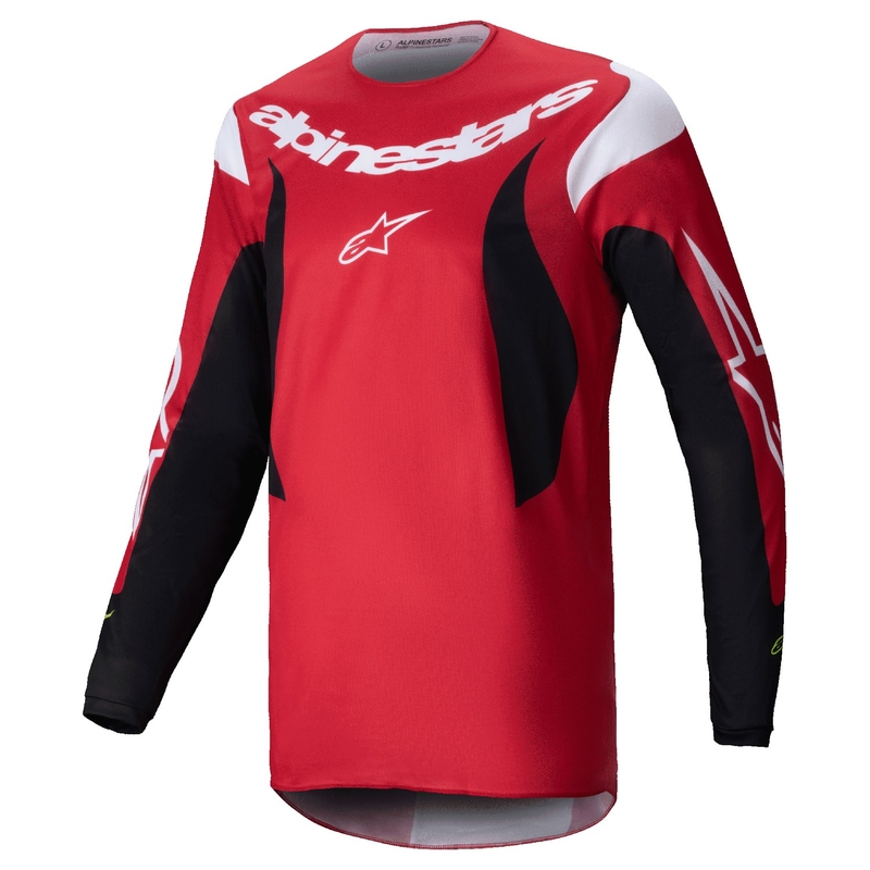 Motokrosový dres Alpinestars Fluid Haul červeno-čierny