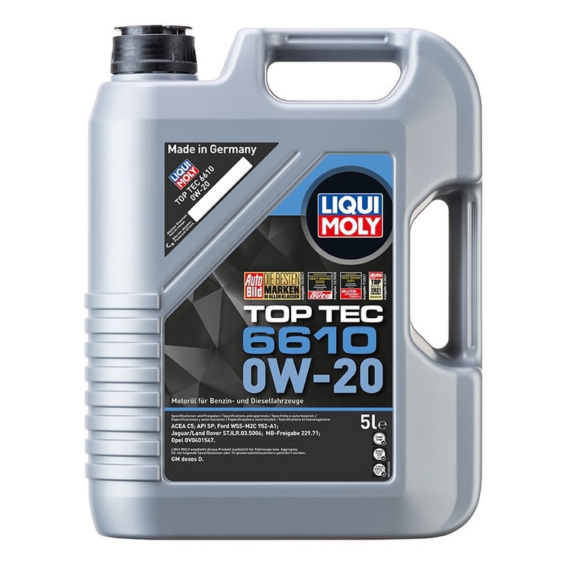 Syntetický motorový olej LIQUI MOLY Top Tec 6610 0W-20 5 l