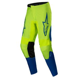 Motokrosové nohavice Alpinestars Fluid Haul fluo žlto-modré