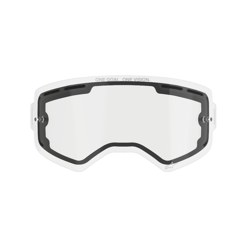 Plexi pre okuliare Alpinestars Supertech dvojité antifog číre