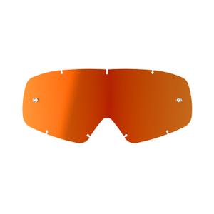Detské plexi pre okuliare Alpinestars Vision Youth zrkadlovo červené