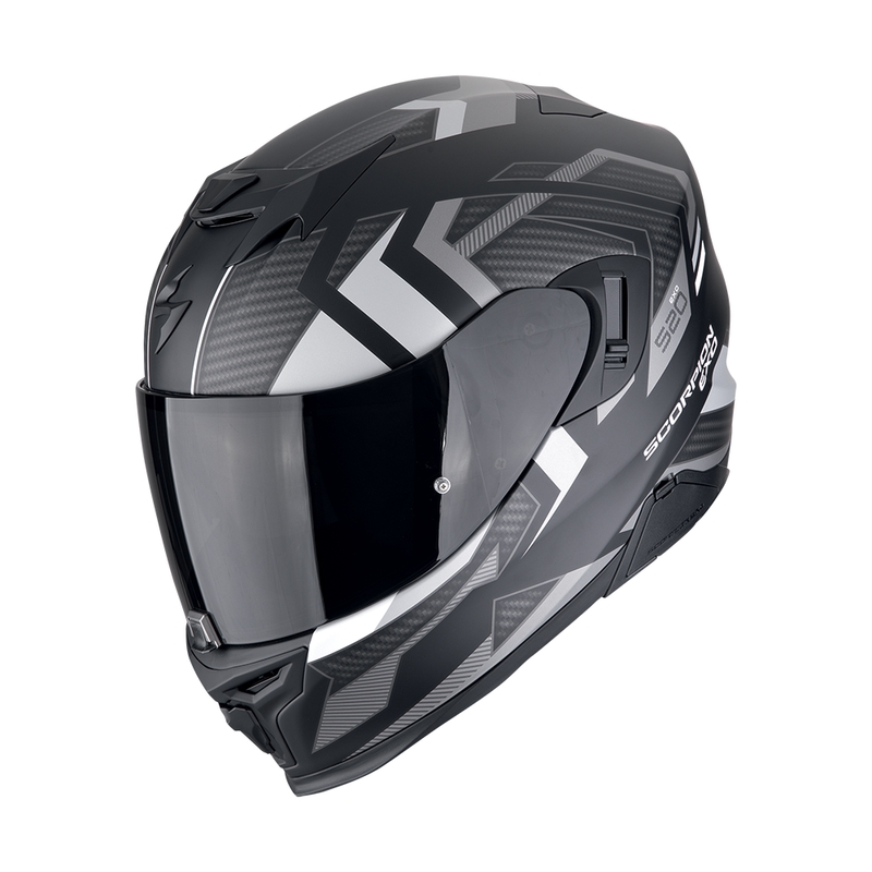 Integrálna prilba na motorku Scorpion EXO-520 EVO AIR SENSUS matná čierno-strieborná výpredaj