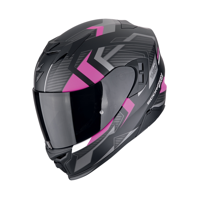Integrálna prilba na motorku Scorpion EXO-520 EVO AIR SENSUS matná čierno-ružová výpredaj