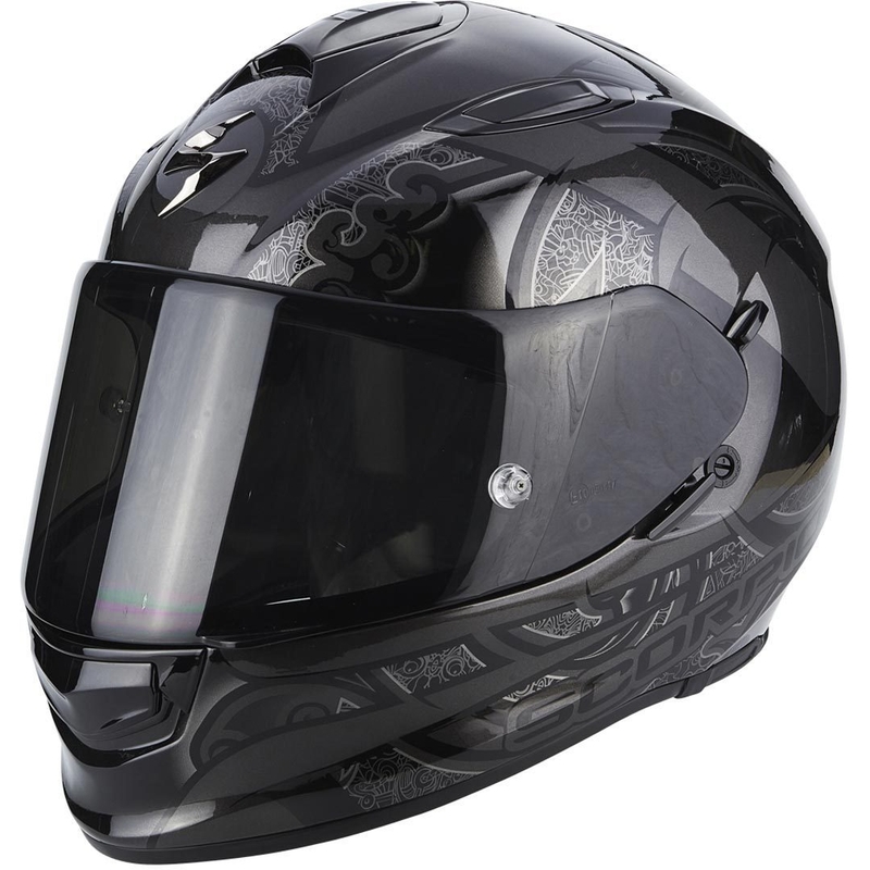 Moto integrálna prilba Scorpion EXO-510 Air Arabesc čierna výpredaj