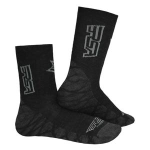 Ponožky RSA Allride Merino tmavo šedé