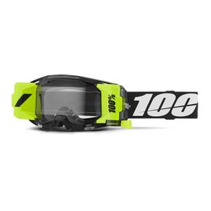 Motokrosové okuliare 100% ARmatic Forecast čierne s čírym plexi