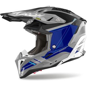Motokrosová prilba Airoh Aviator 3 Saber lesklá modrá