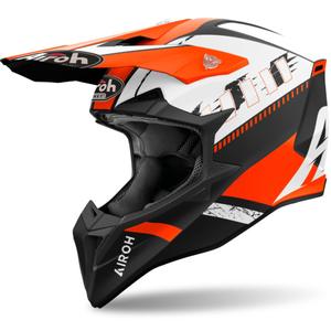 Motokrosová prilba Airoh Wraaap Feel matná oranžová