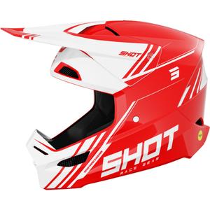Motokrosová prilba Shot Race Sprint červená