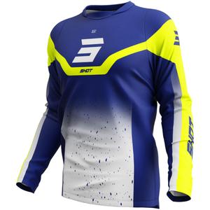 Motokrosový dres Shot Devo Blast modrý