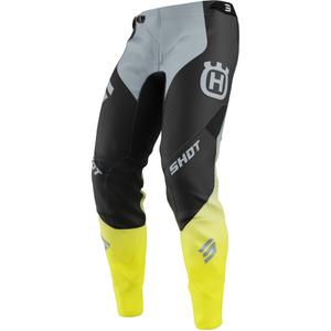 Motokrosové nohavice Shot Aerolite HVA čierno-šedé