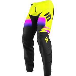 Motokrosové nohavice Shot Devo X-Trem fluo žlté