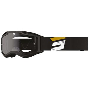 Motokrosové okuliare Shot Assault 2.0 Claw zlaté s čírym plexi