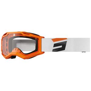 Motokrosové okuliare Shot Assault 2.0 Claw fluo oranžové s čírym plexi