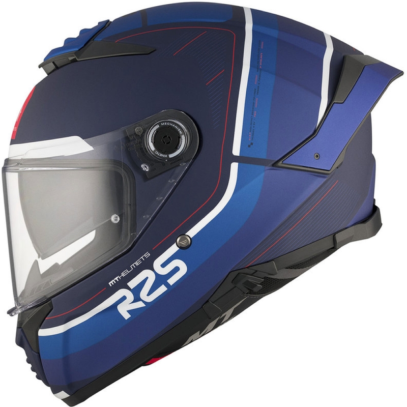 Integrálna helma na motorku MT THUNDER 4 SV R25 B2 matná modrá výpredaj