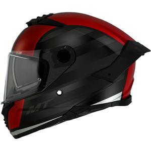 Integrálna helma na motorku MT THUNDER 4 SV TREADS B5 čierno-červená