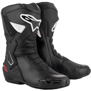 Dámske topánky na motorku Alpinestars Stella SMX-6 3 čierno-bielo-ružové