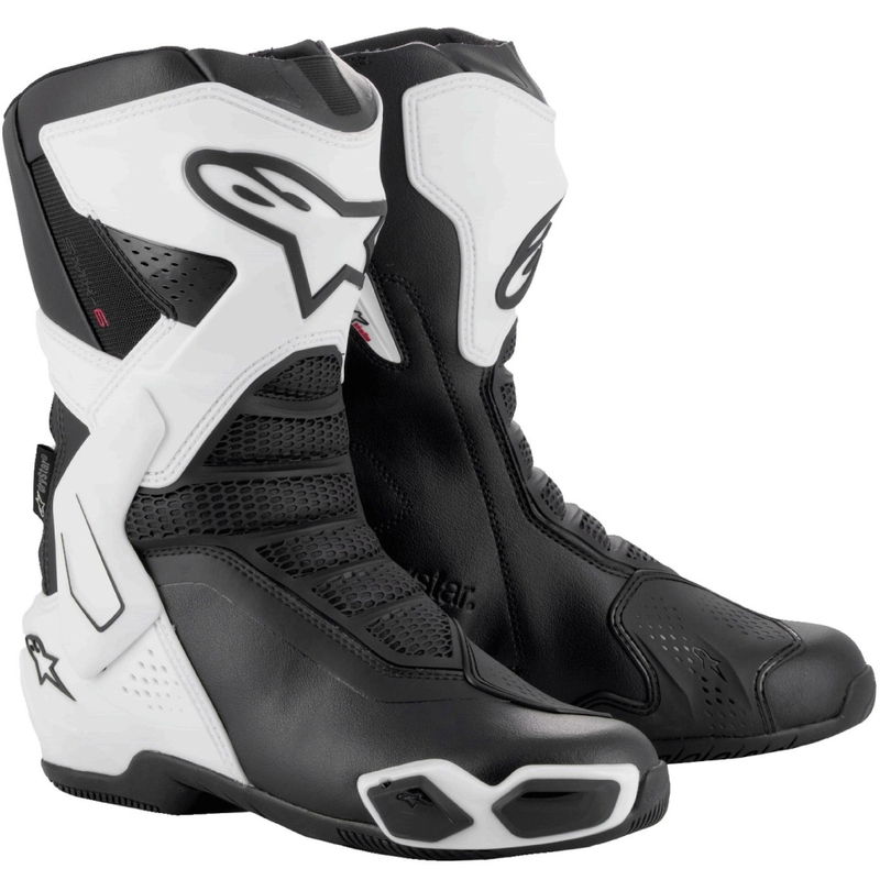 Dámske topánky na motorku Alpinestars Stella SMX-6 3 Drystar bielo-čierne