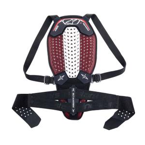 Chrbticový chránič Alpinestars Nucleon Plasma čierno-bielo-červený
