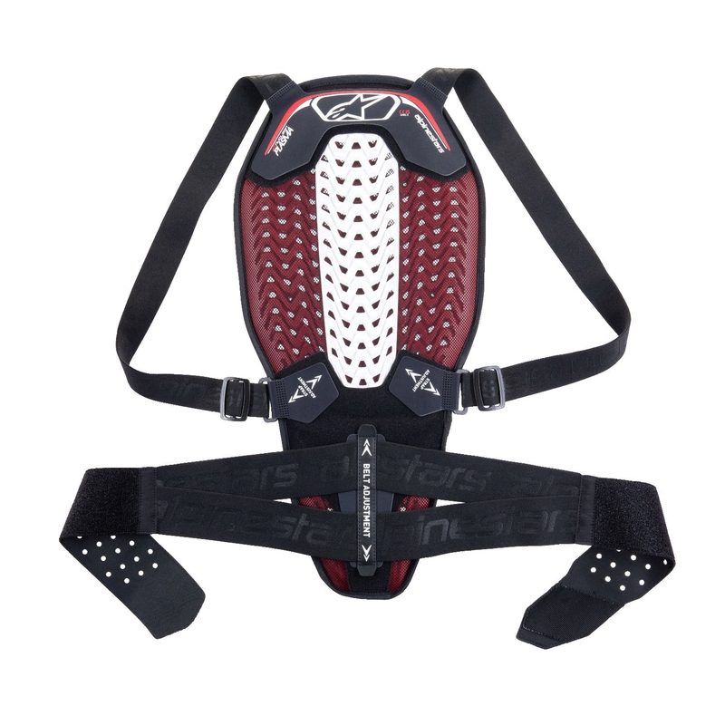 Chrbticový chránič Alpinestars Nucleon Plasma čierno-bielo-červený