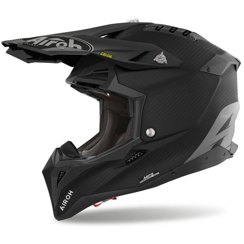 Motokrosová prilba Airoh Aviator 3.0 Carbon čierna matná