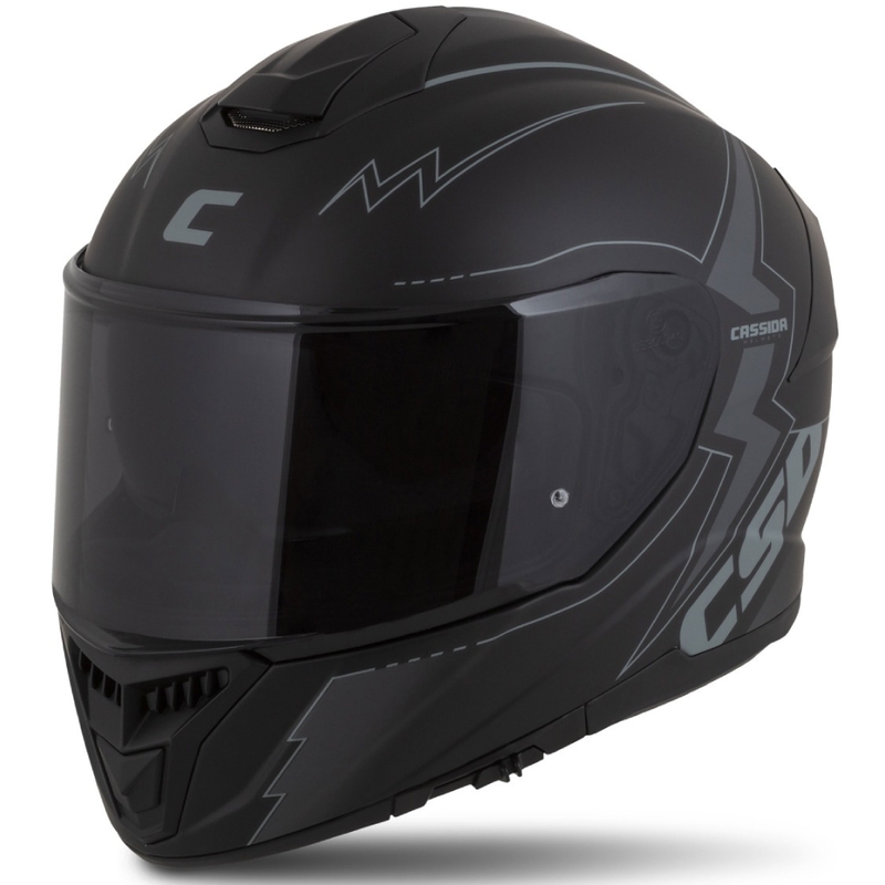 Integrálna prilba na motocykel Cassida Integral GT 2.1 Flash čierno-šedá