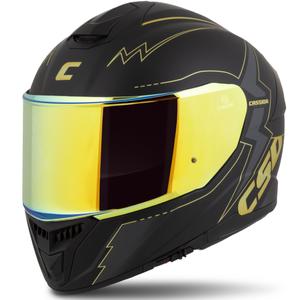 Integrálna prilba na motocykel Cassida Integral GT 2.1 Flash čierno-zlato-šedá