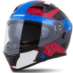 Integrálna prilba na motocykel Cassida Integral 3.0 DRFT červeno-perleťovo modrá