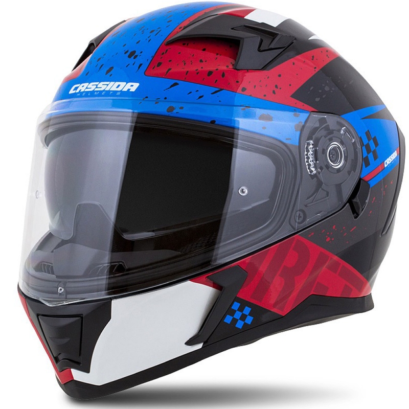 Integrálna prilba na motocykel Cassida Integral 3.0 DRFT červeno-perleťovo modrá