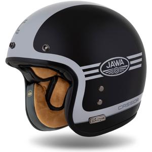 Otvorená helma Cassida Eso Jawa Panel čierna perleťovo-antracit-strieborná