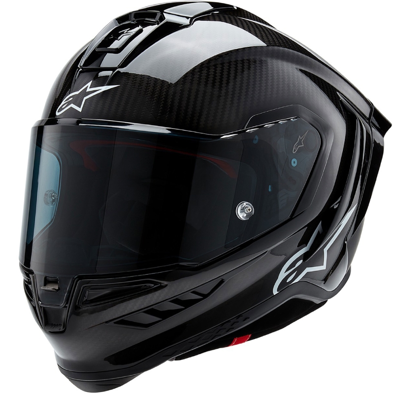 Integrálna helma na motorku Alpinestars Supertech R-10 Solid carbon čierna
