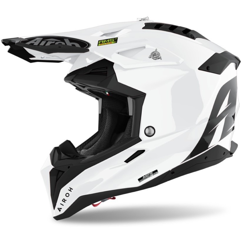 Motokrosová prilba Airoh Aviator 3.0 Color biela lesklá