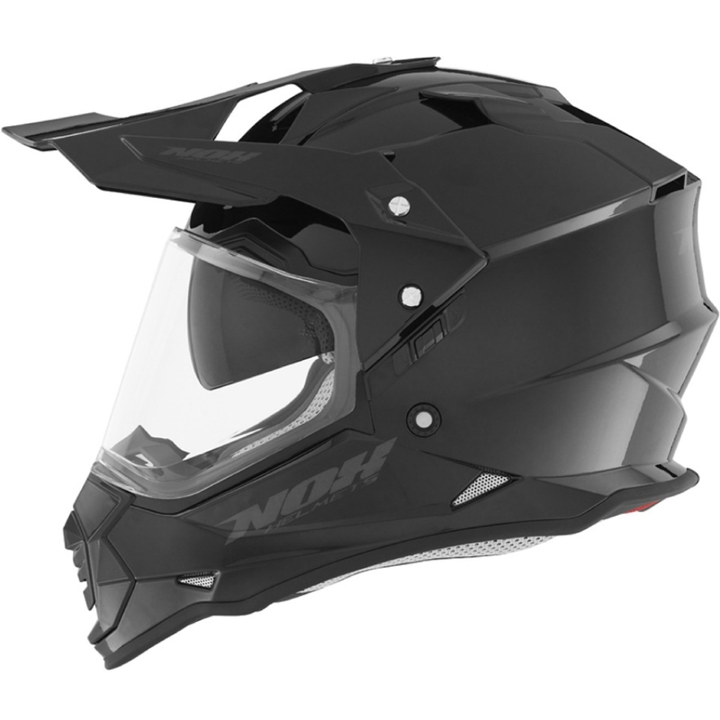 Enduro prilba NOX N312 čierna lesklá