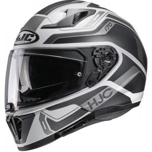 Integrálna prilba na motocykel HJC I70 Lonex MC5SF bielo-sivá výpredaj