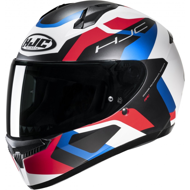 Integrálna prilba na motocykel HJC C10 Tins MC21SF čierno-modro-červeno-bielá