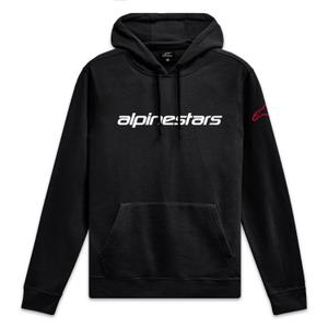 Mikina Alpinestars Wordmark Hoodie 3 čierno-bielo-červená