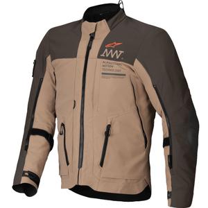 Bunda na motorku Alpinestars AMT-8 Stretch Drystar XF hnedo-khaki