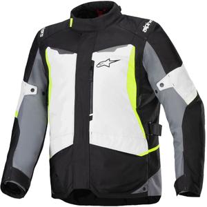 Bunda na motorku Alpinestars ST-1 Waterproof šedo-čierno-fluo žltá