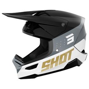 Motokrosová prilba Shot Furious League zlato-čierna