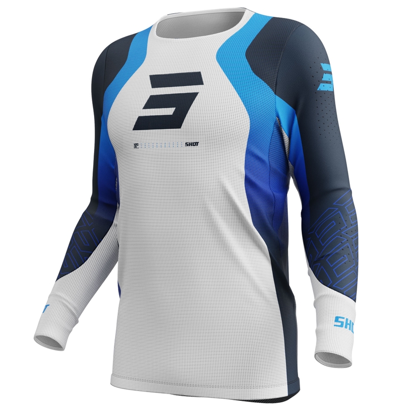 Motokrosový dres Shot Aerolite Ultra modrý