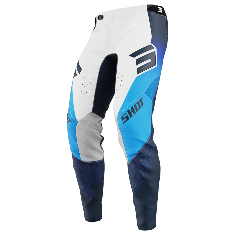 Motokrosové nohavice Shot Aerolite Ultra modré
