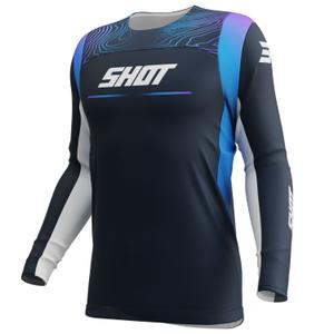 Motokrosový dres Shot Contact Apex modrý
