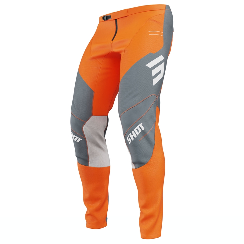 Motokrosové nohavice Shot Contact Shield oranžové