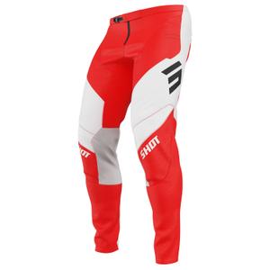 Motokrosové nohavice Shot Contact Shield červené