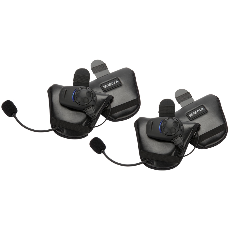 Sada 2 ks Bluetooth Intercomu SENA SPH10H-FM pre otvorené prilby