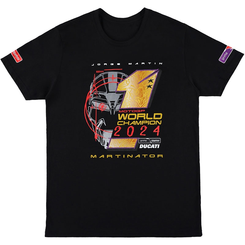 Tričko Ducatti Jorge Martin World Champ čierne